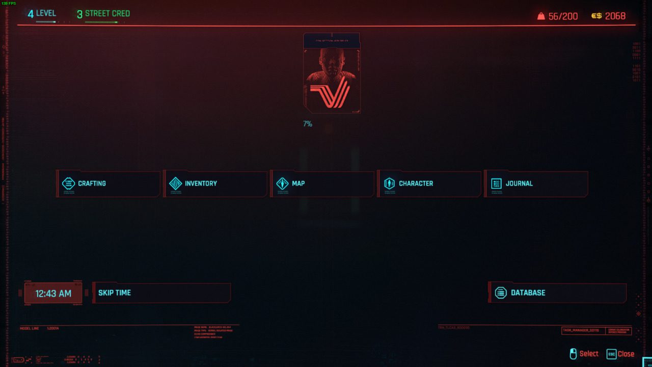 How to open your Inventory and Backpack in Cyberpunk 2077