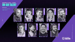 Broadcast talent for NA Masters
