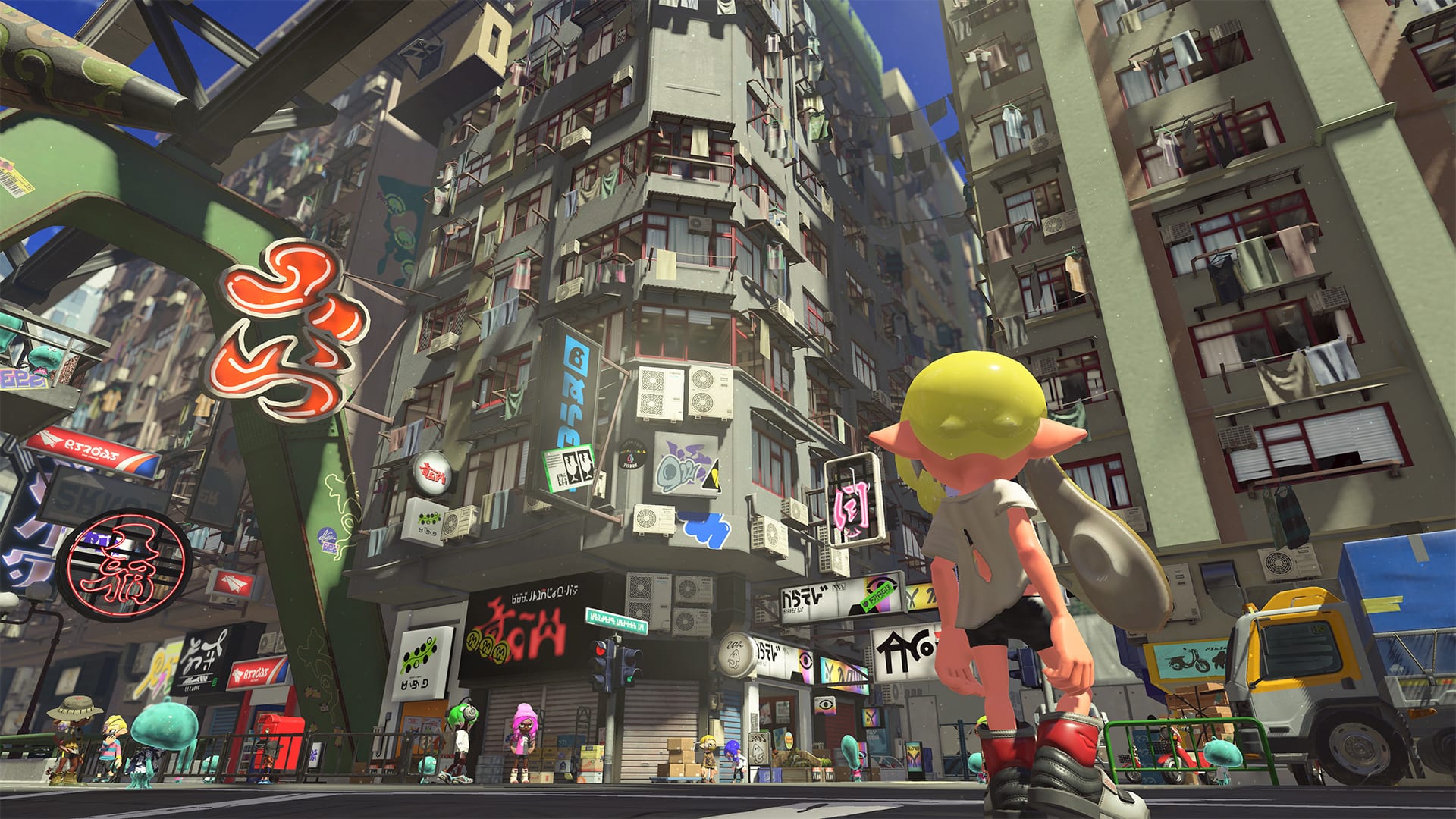 Splatoon 3's new hub world