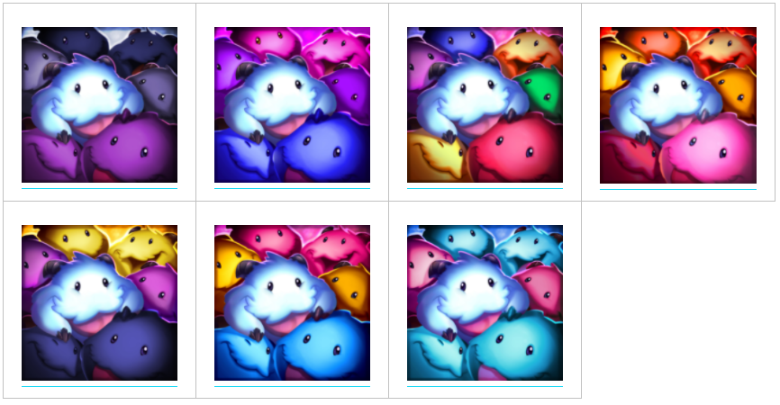 Riot Celebrates Pride: Poro icons