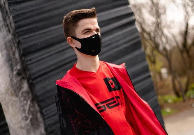 SicK standing in Sentinels gear