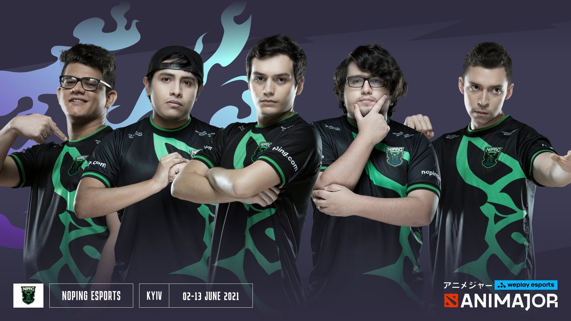 NoPing esports in the DPC regional qualifier