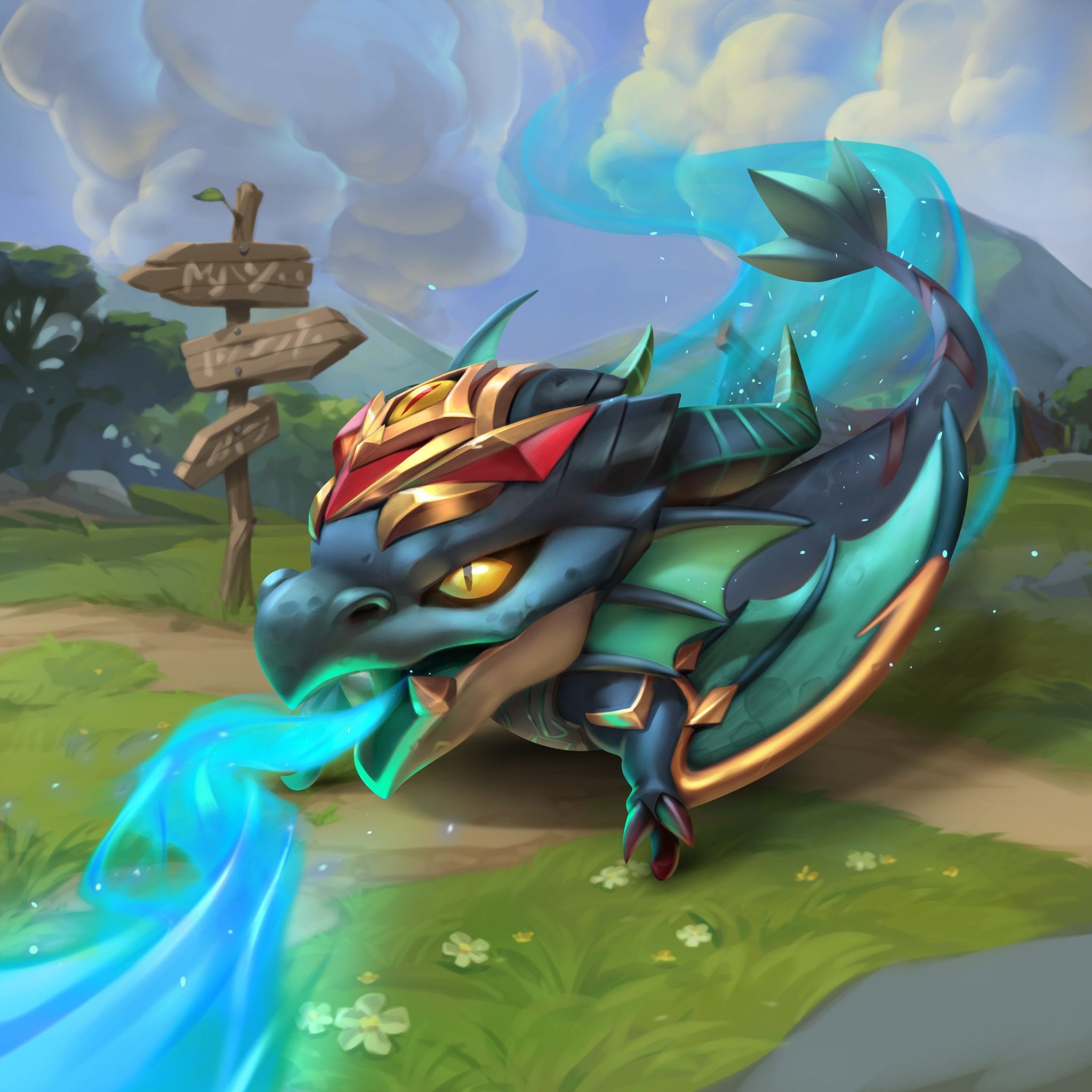 Little legend good dragon skin