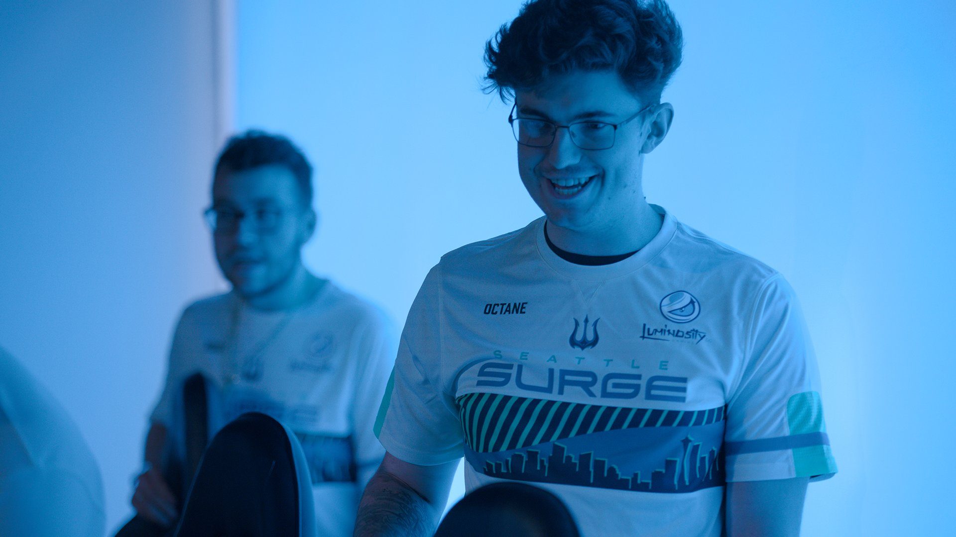 Octane and Seattle Surge coach Nubzy during the Stage 5 Major