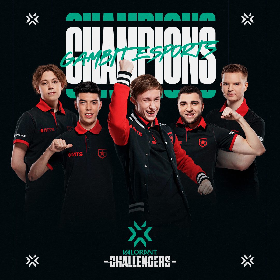 Gambit team photo for VCT Stage 3 Masters