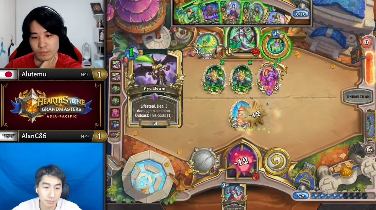 Hearthstone Grandmasters Week 6 crowns Fr0zen, Gaby and Alutemu