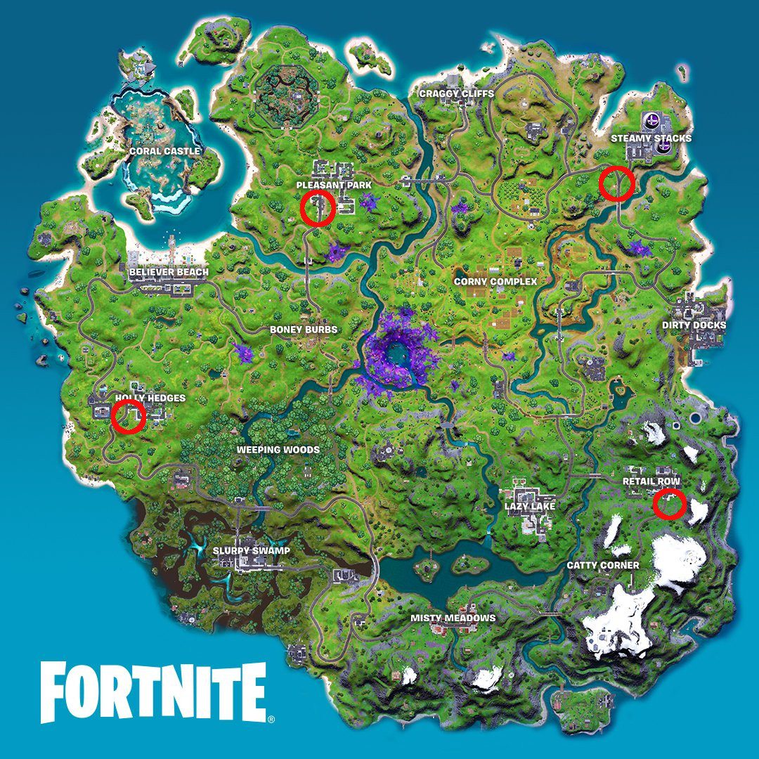 Bus stops in Fortnite