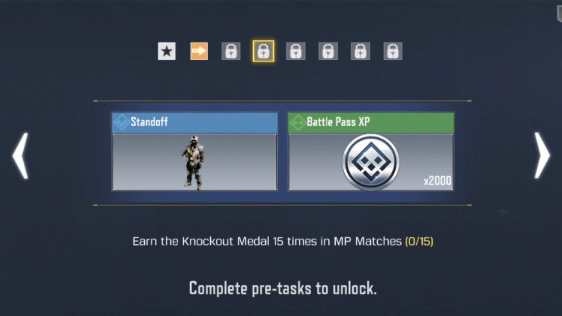 Knockout medal in COD Mobile