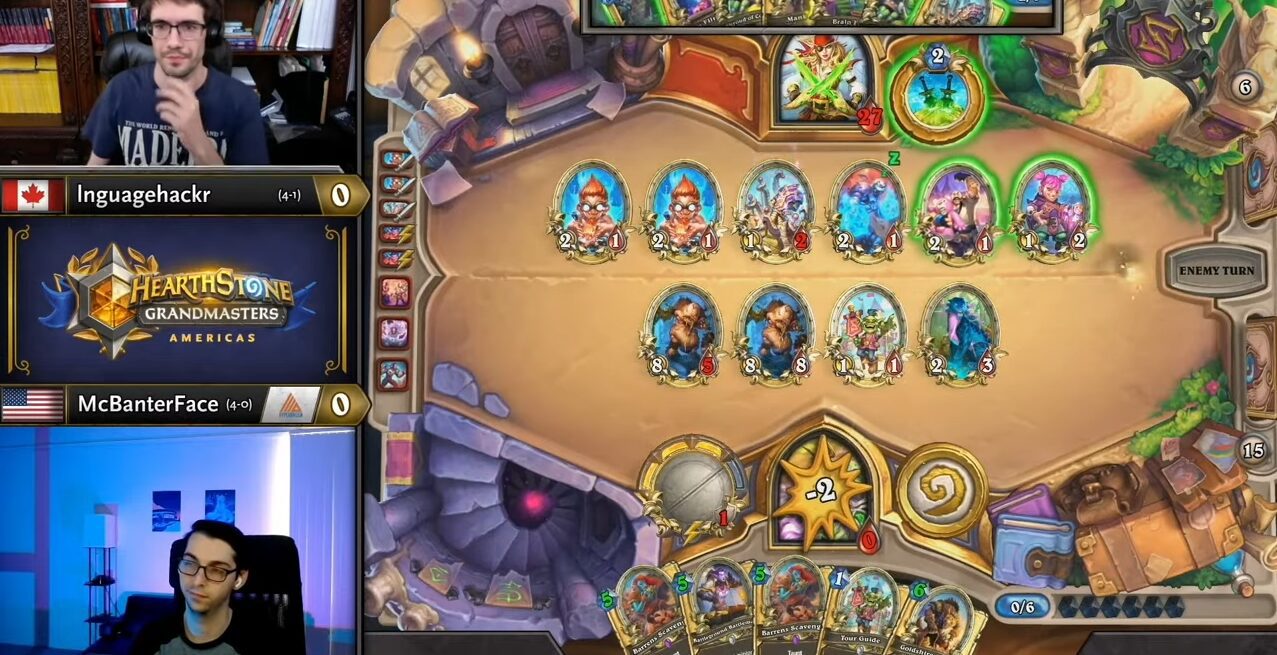 Lnguagehackr, xBlyzes and AlanC86 win Hearthstone Grandmasters Week 5
