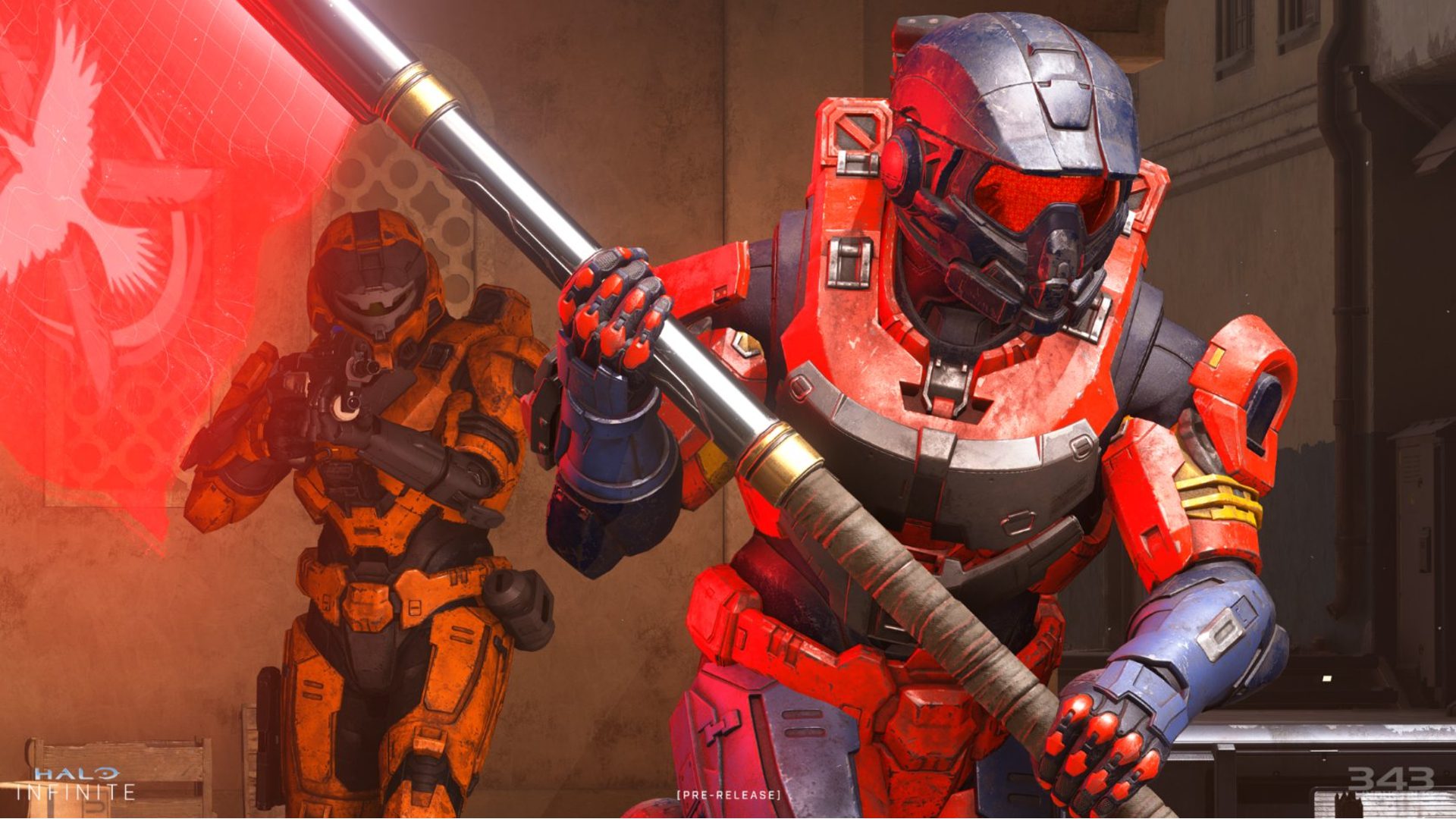 Halo Infinite capture the flag during the preview