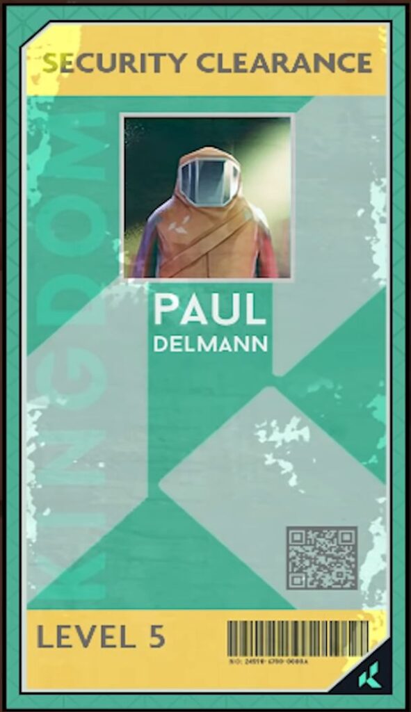 Paul delmann's key card