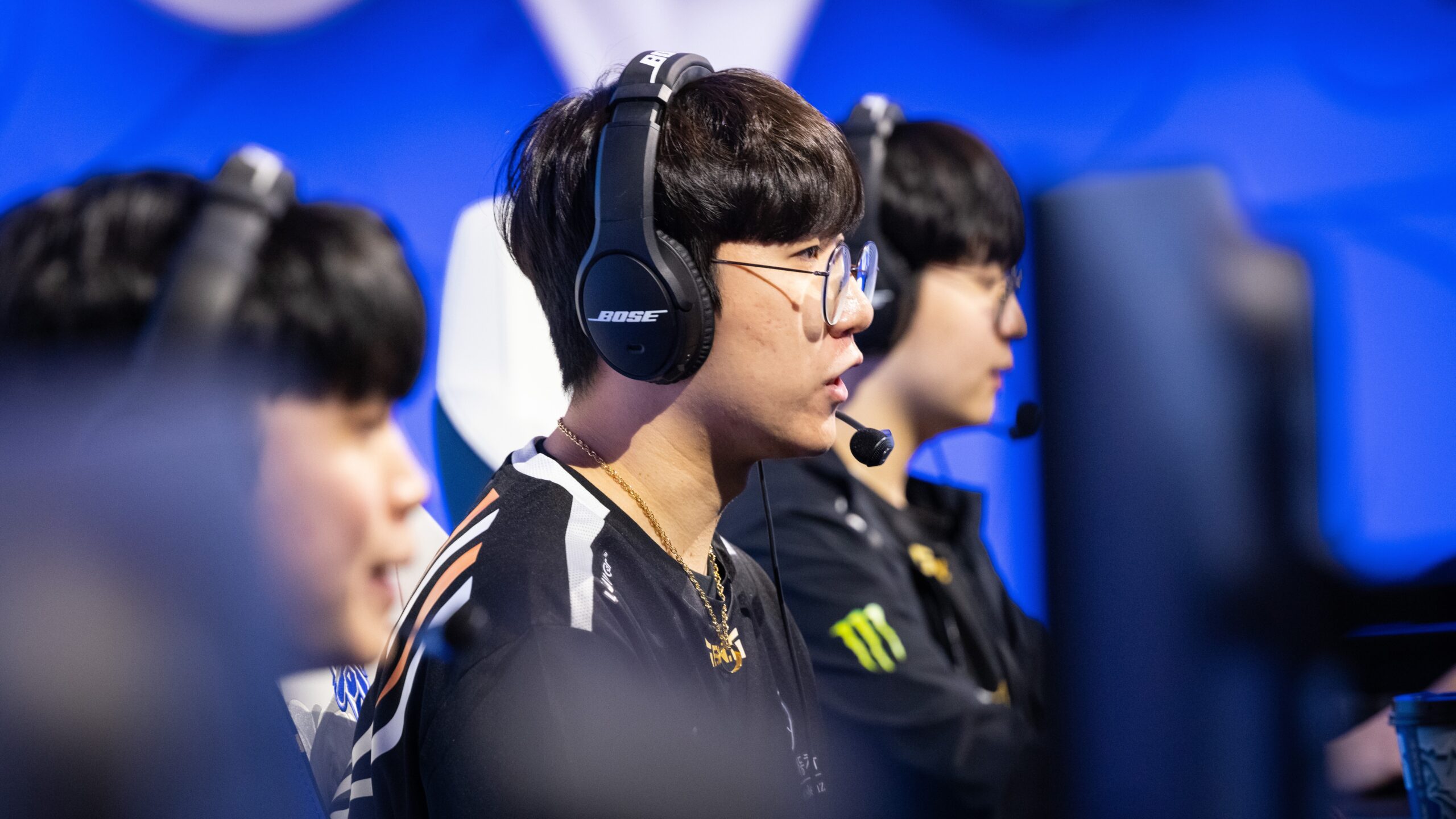 Ruler on stage at the World Championships