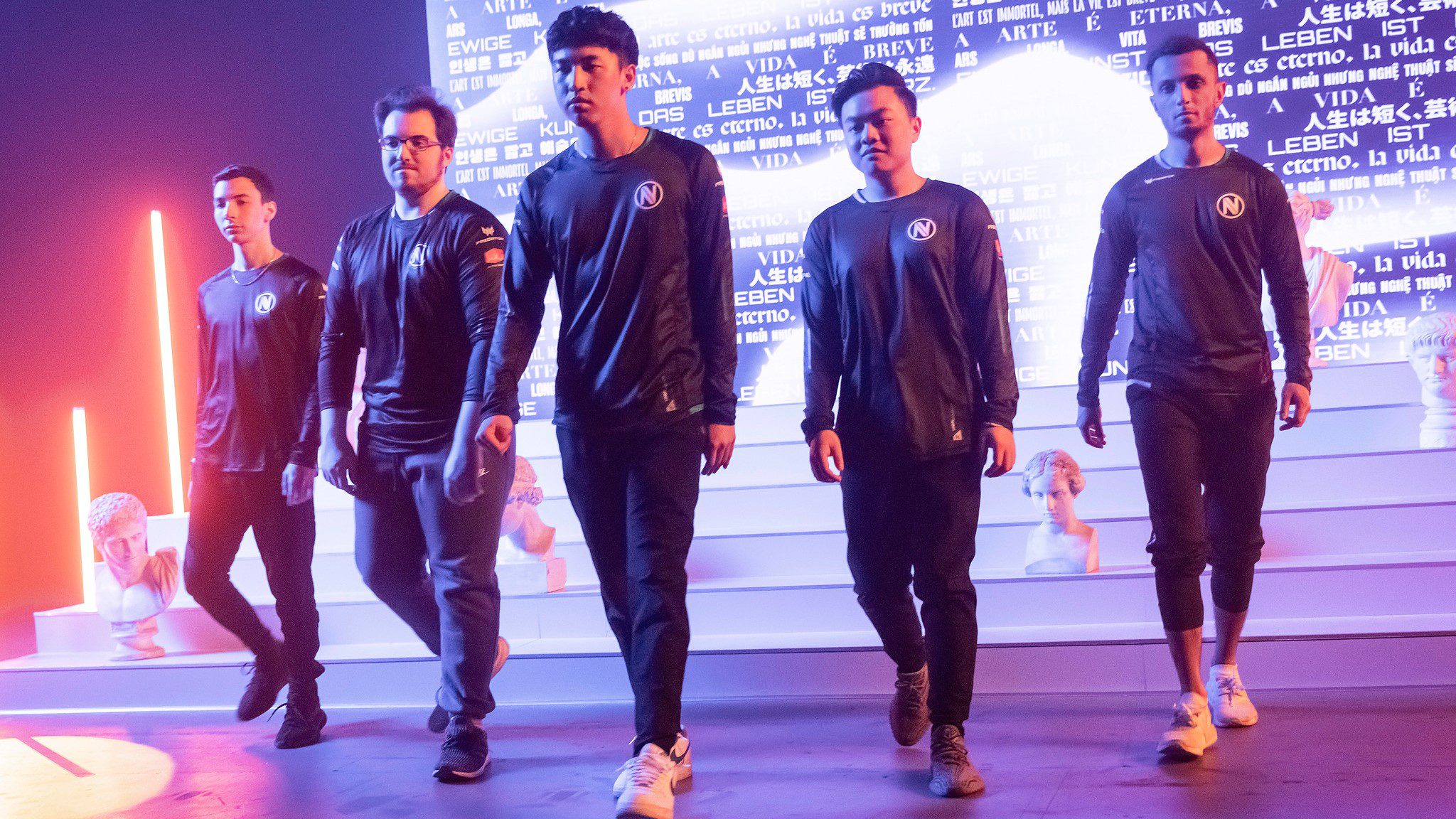 Envy representing North America in VALORANT before Champions