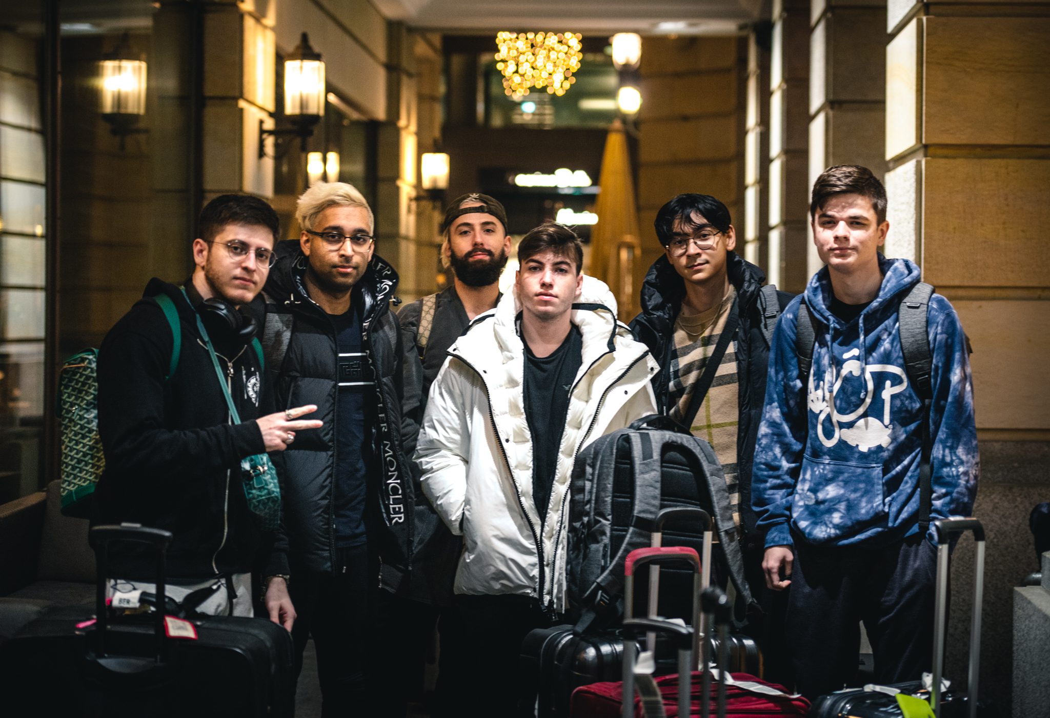 North American VALORANT Champions team Sentinels at their hotel in Germany