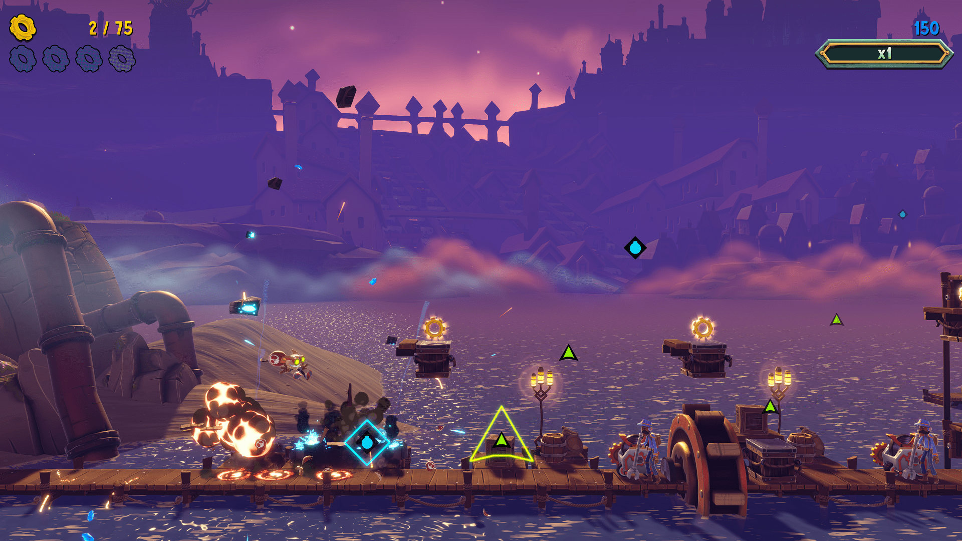 Hexteck Mayhem's Piltover Docks map