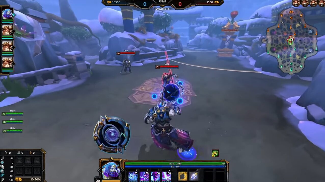 The Astrolabe passive for Atlas from SMITE