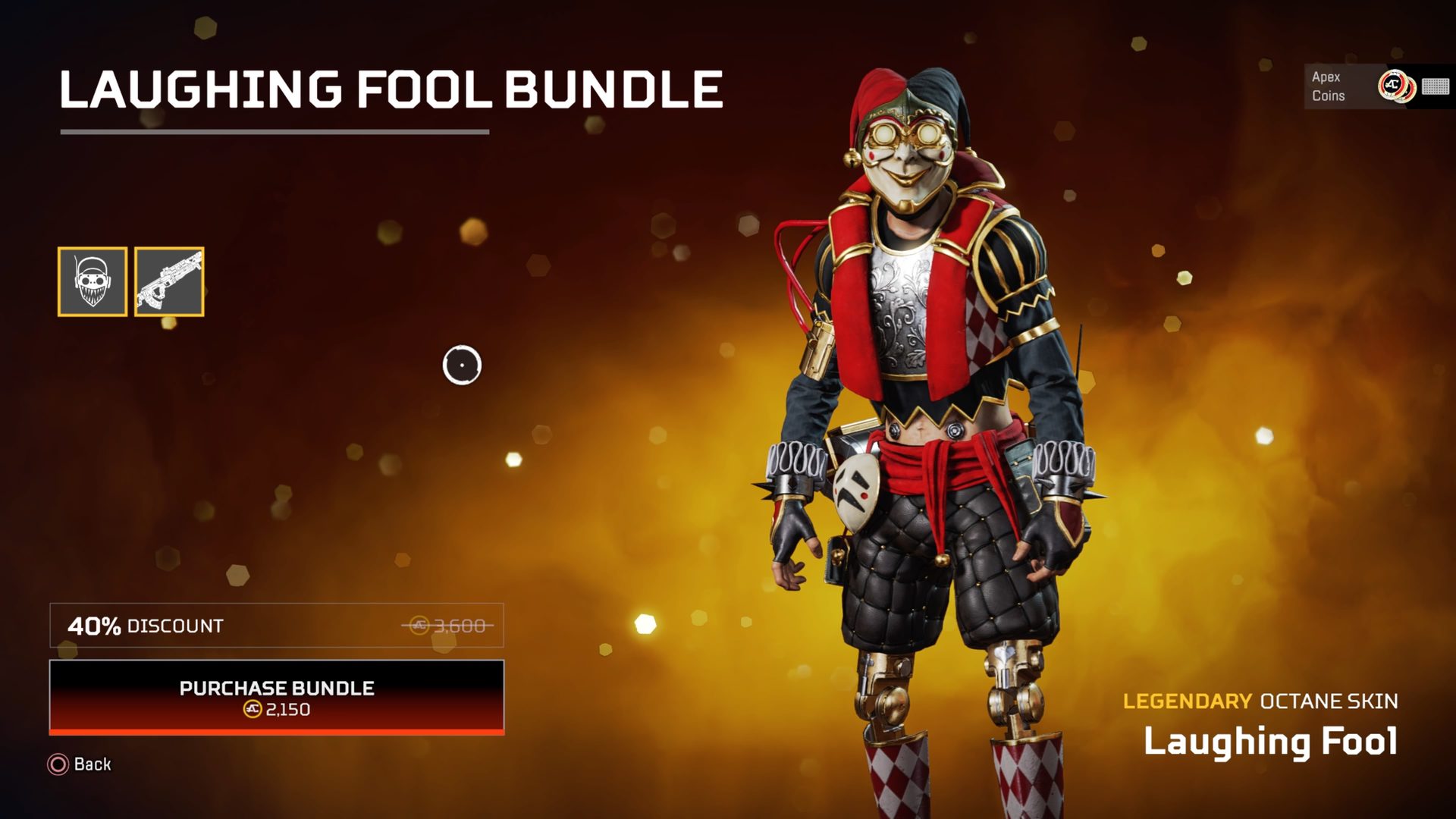 Octane Laughing Fool bundle from Apex Legends Black Friday sale