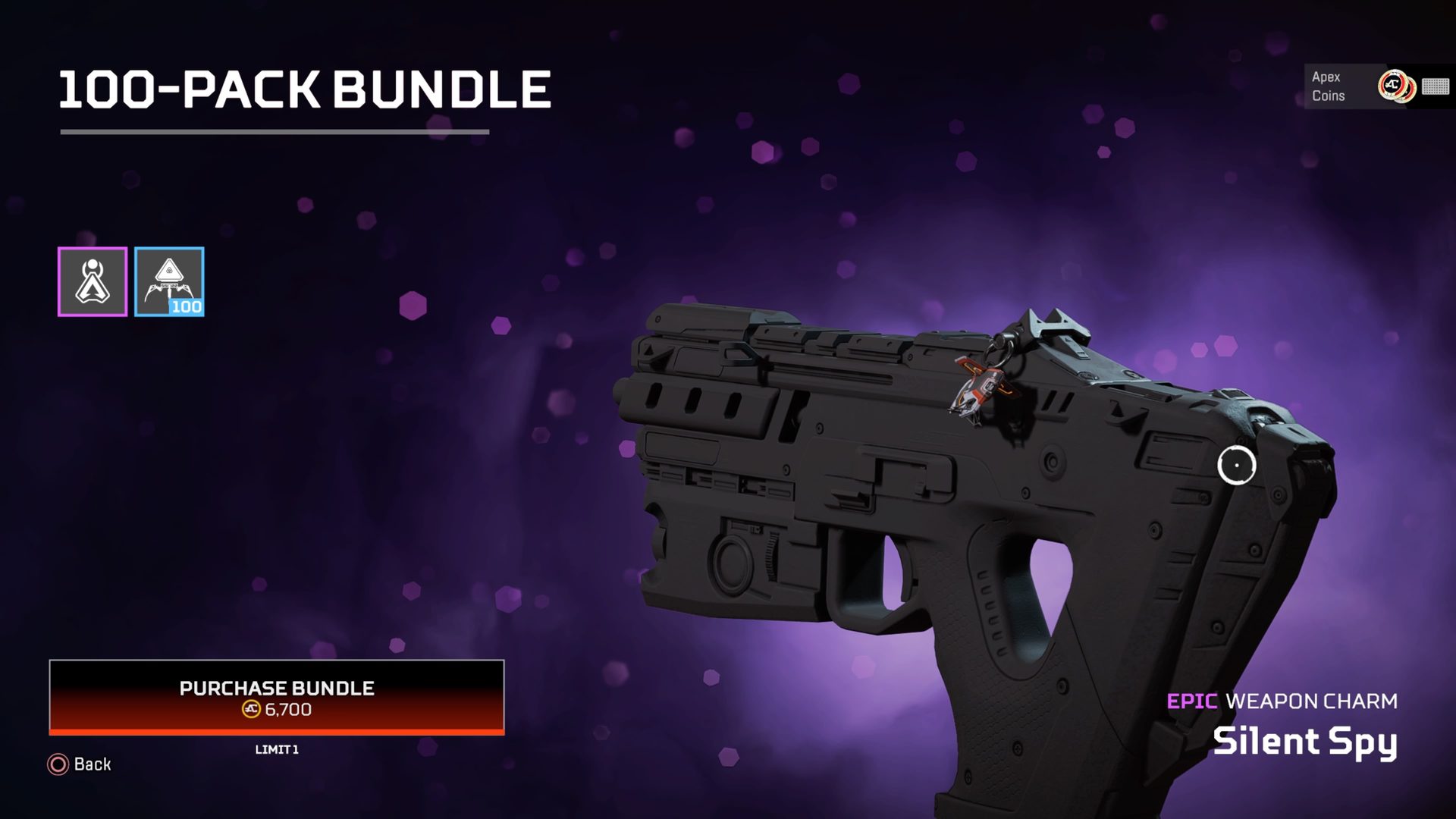 100 Pack Bundle from Apex Legends Black Friday Sale