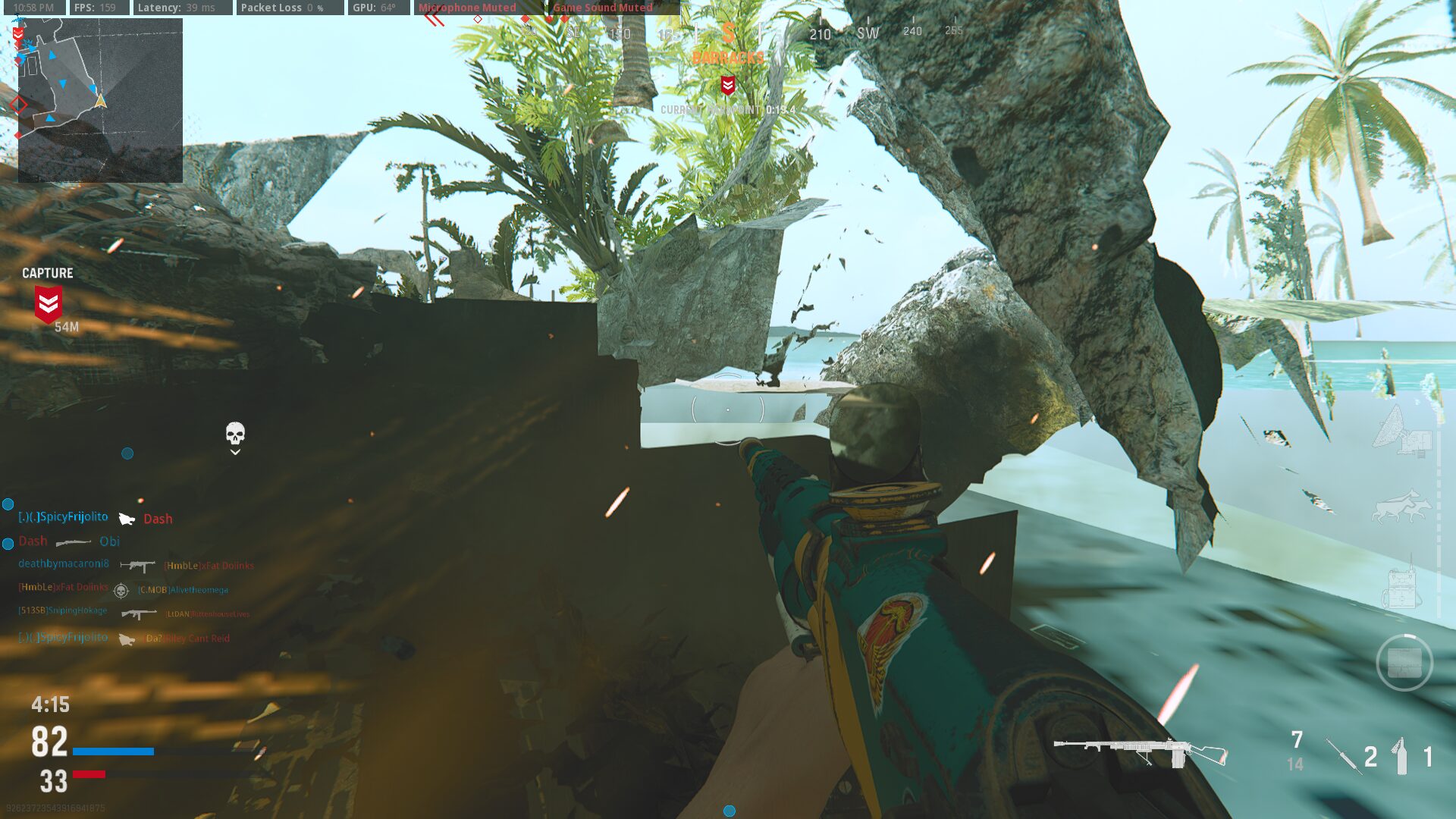 Radar glitch in Vanguard