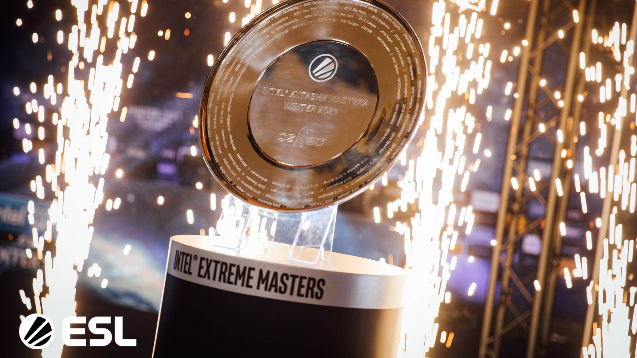 IEM Winter trophy that Vitality won