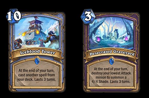 Iceblood Tower and Desecrated Graveyard