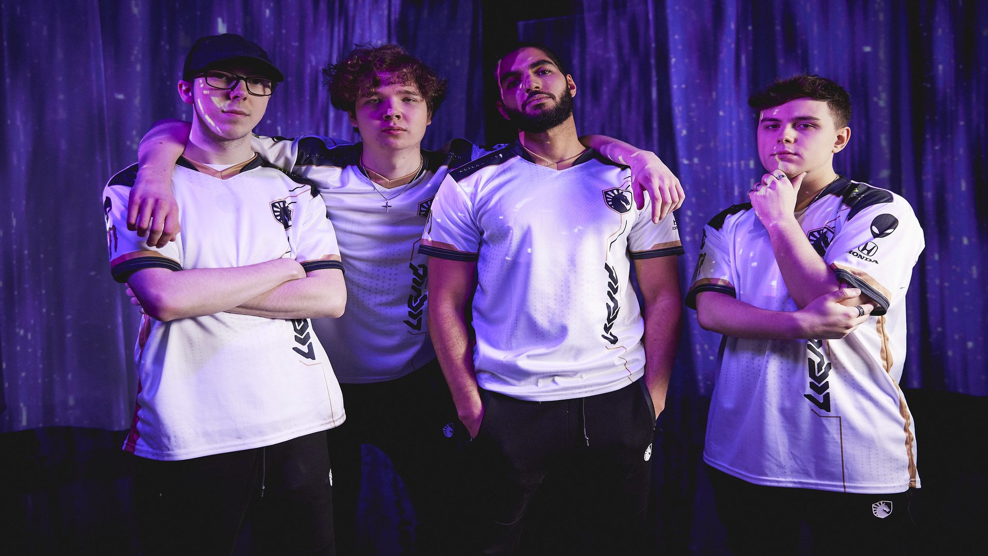 eam Liquid poses at the VALORANT Champions Features Day on November 30