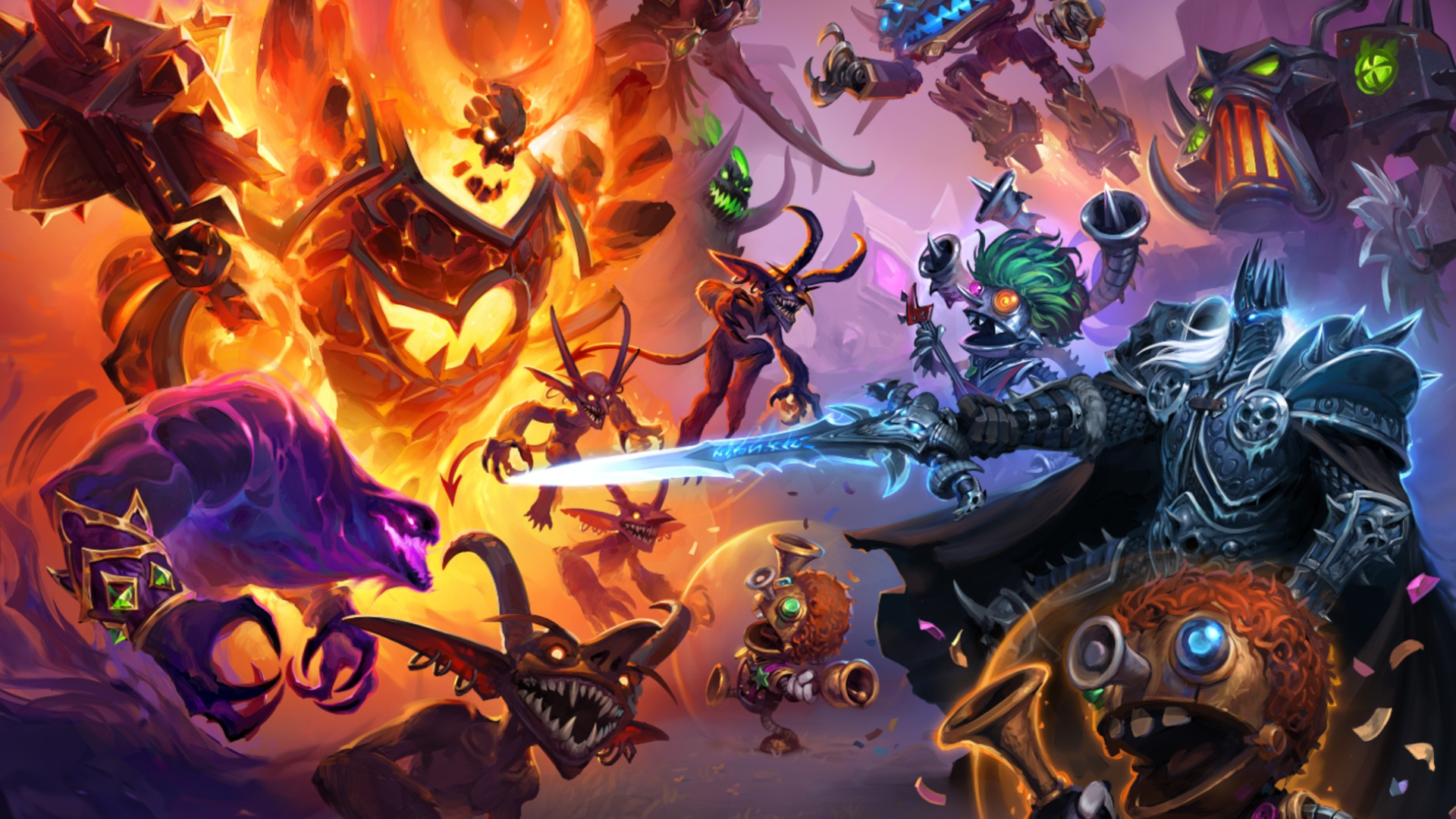 hearthstone battlegrounds key art