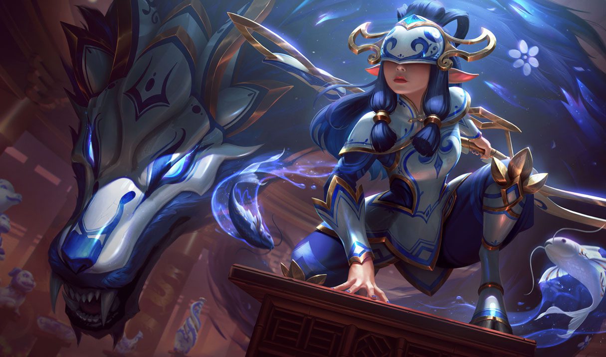 Porcelain Kindred splash art