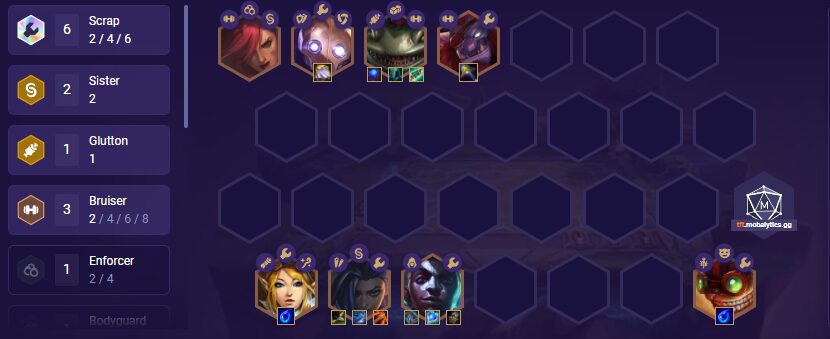TFT Scrap Guide level 8
