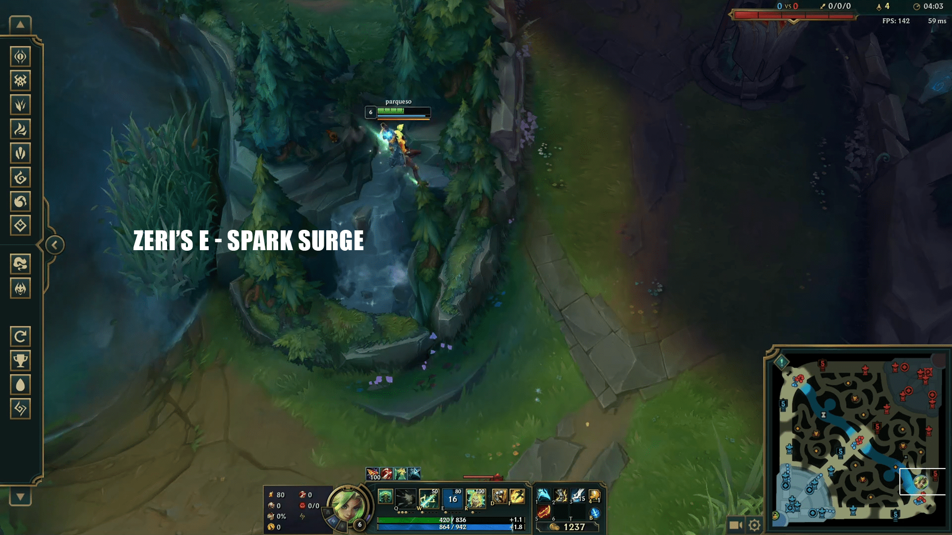 Zeri's Q range