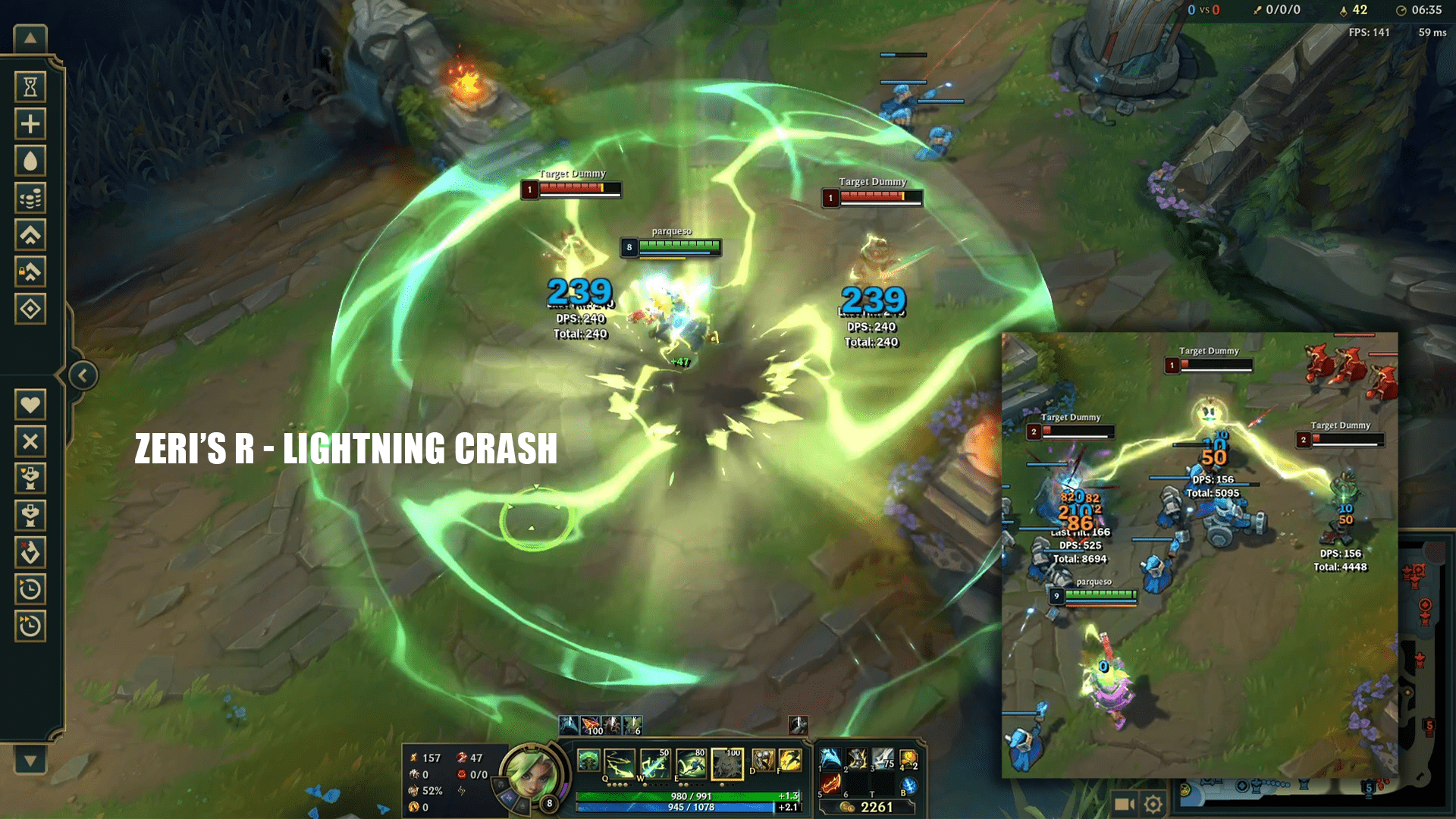 Zeri using her ultimate