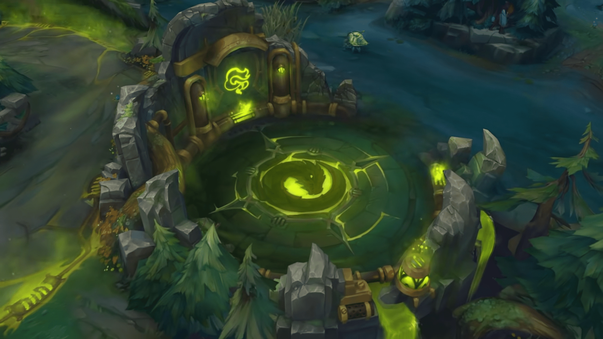 The Chemtech Drake's rift, which fill the jungle with Chemfog