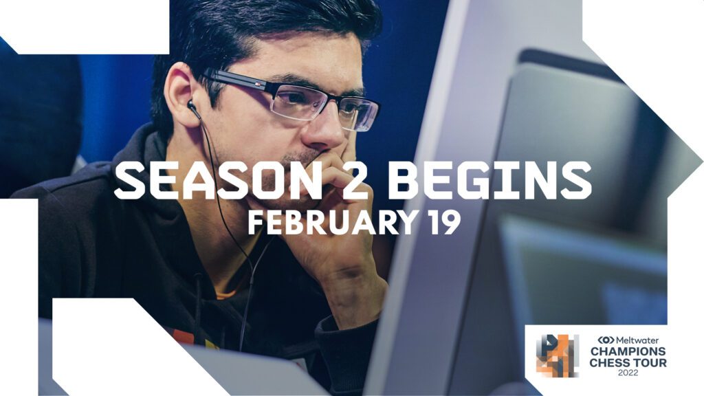 Meltwater Champions Chess Tour Season 2 begins on Feb. 19