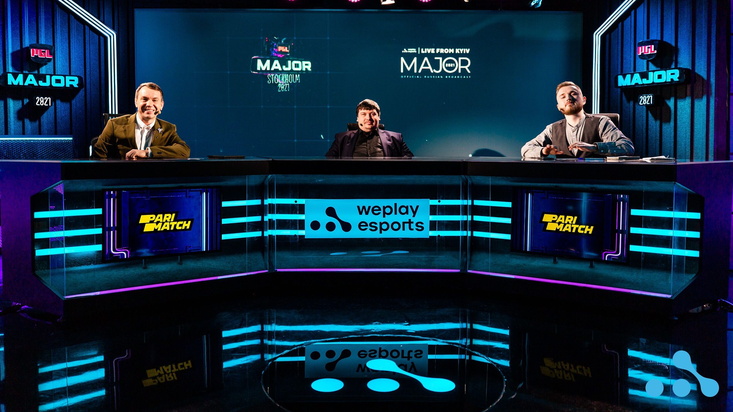 Russian-language broadcast of PGL Major Stockholm by WePlay Esports.