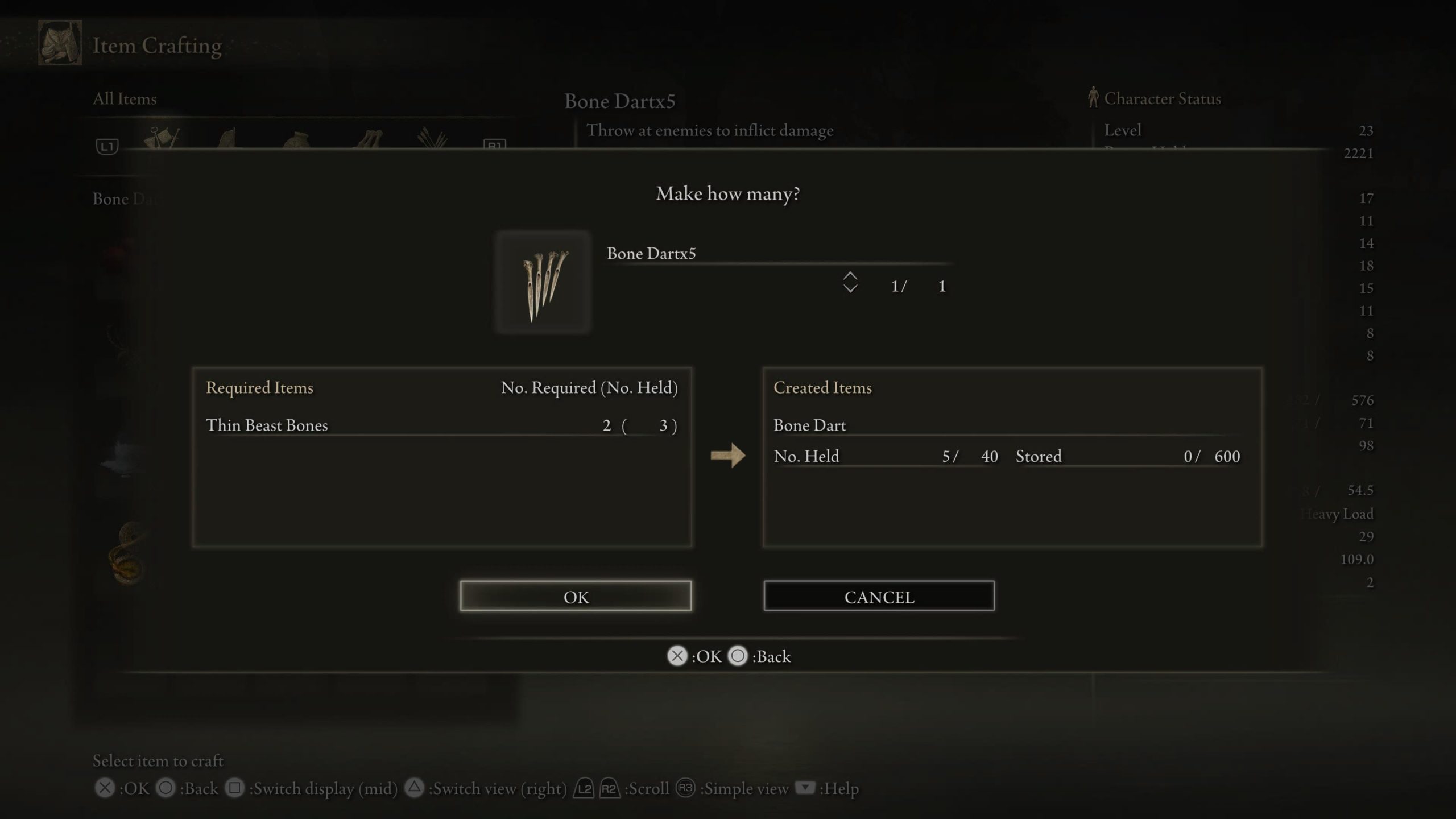 Elden Ring Bone Dart