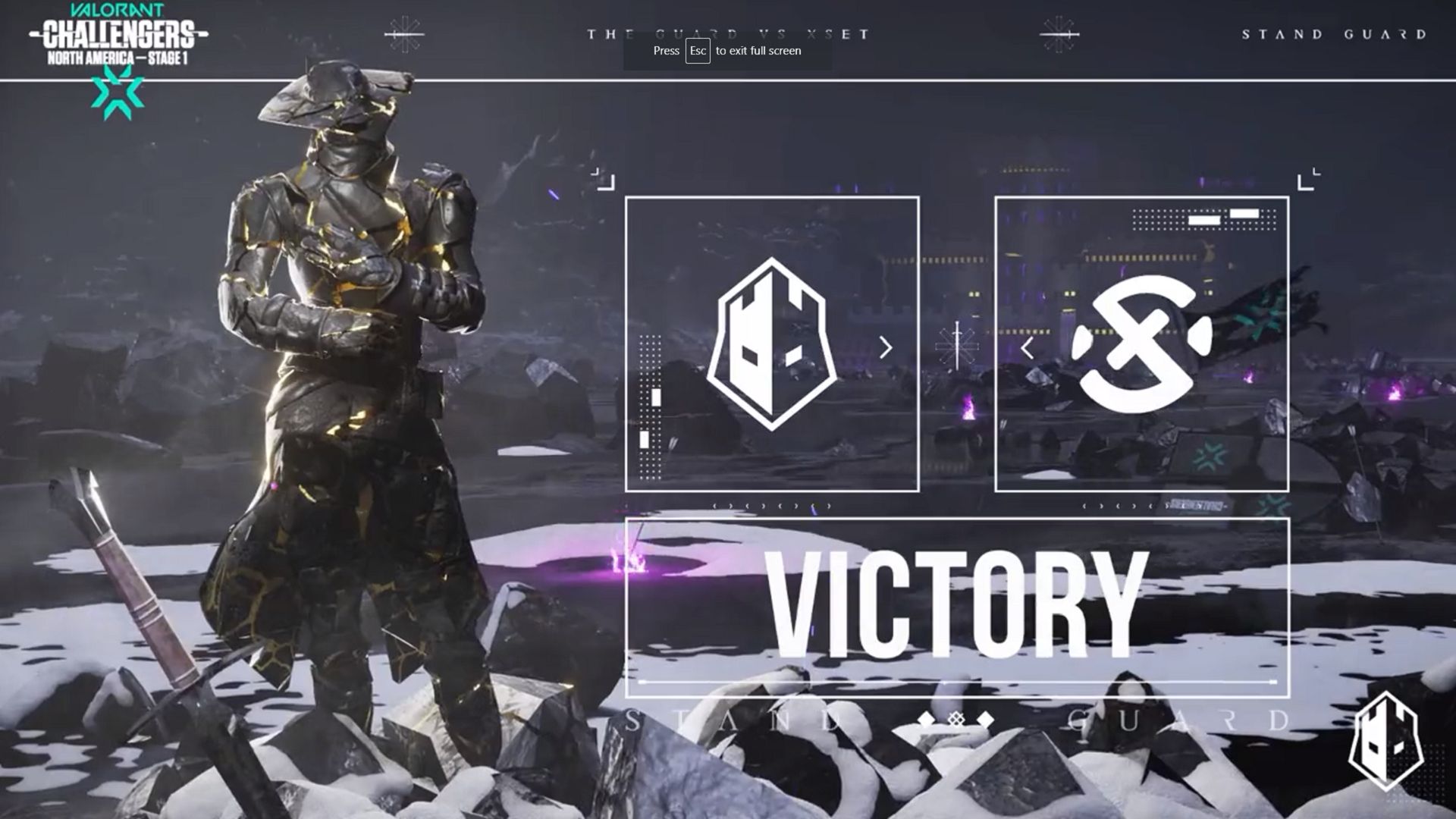 The Guard win against XSET, sit atop Group A in Challengers 1