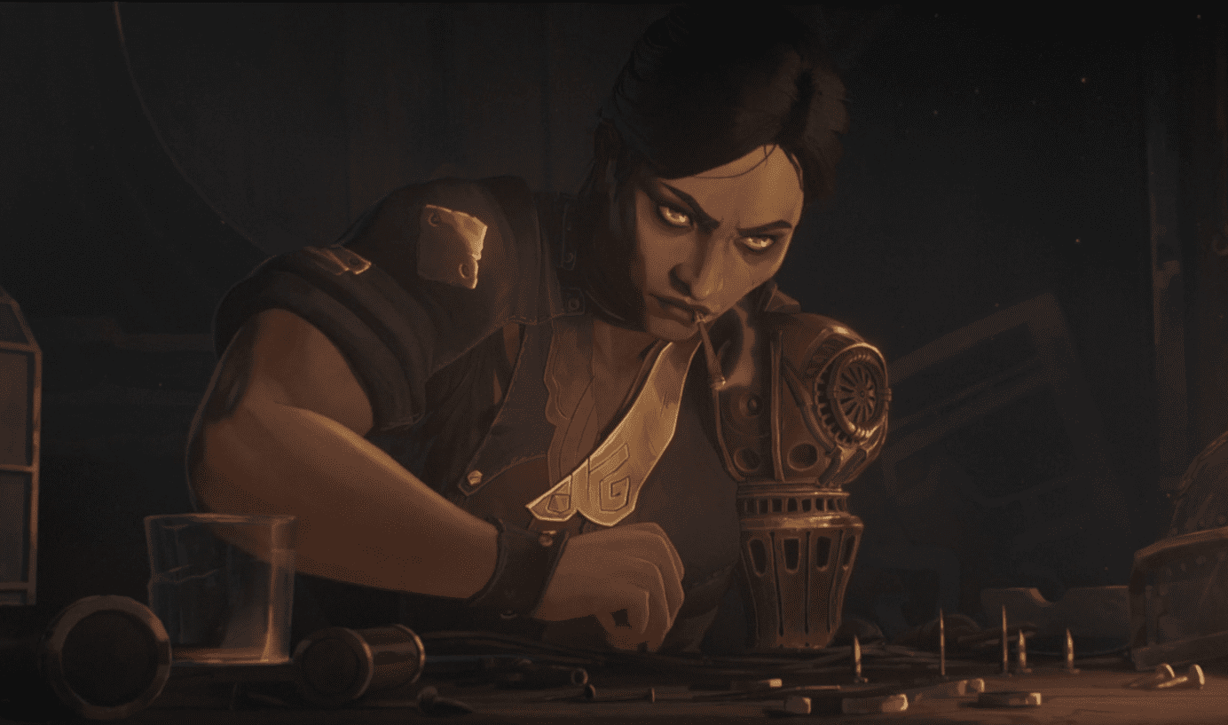 Sevika from Arcane has a mechanical arm similar to Renata Glasc's