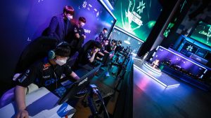 Korea VCT stage with both teams on stage