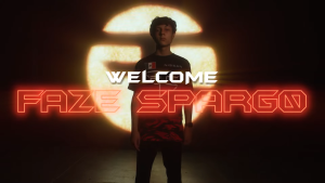 Sparg0 sports his new FaZe Clan jersey.