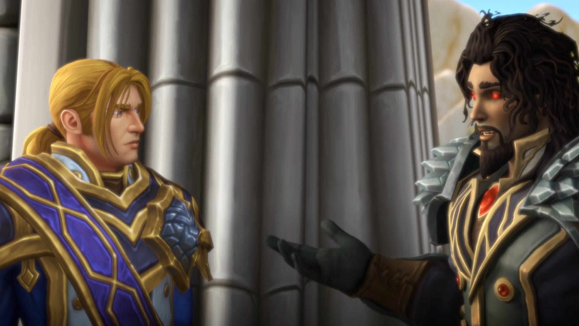 Anduin Wrynn and Wrathion