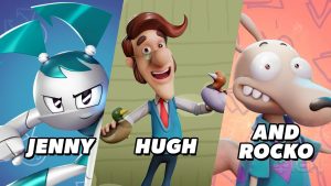 Jenny, Hugh Neutron and Rocko as they appear in NASB.