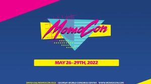 The MomoCon 2022 graphic.