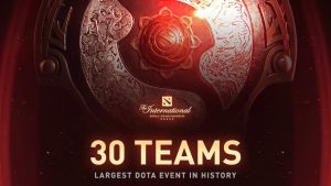 Dota invites 30 teams banner
