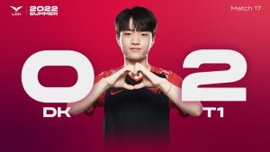 2022 LCK summer T1 DK