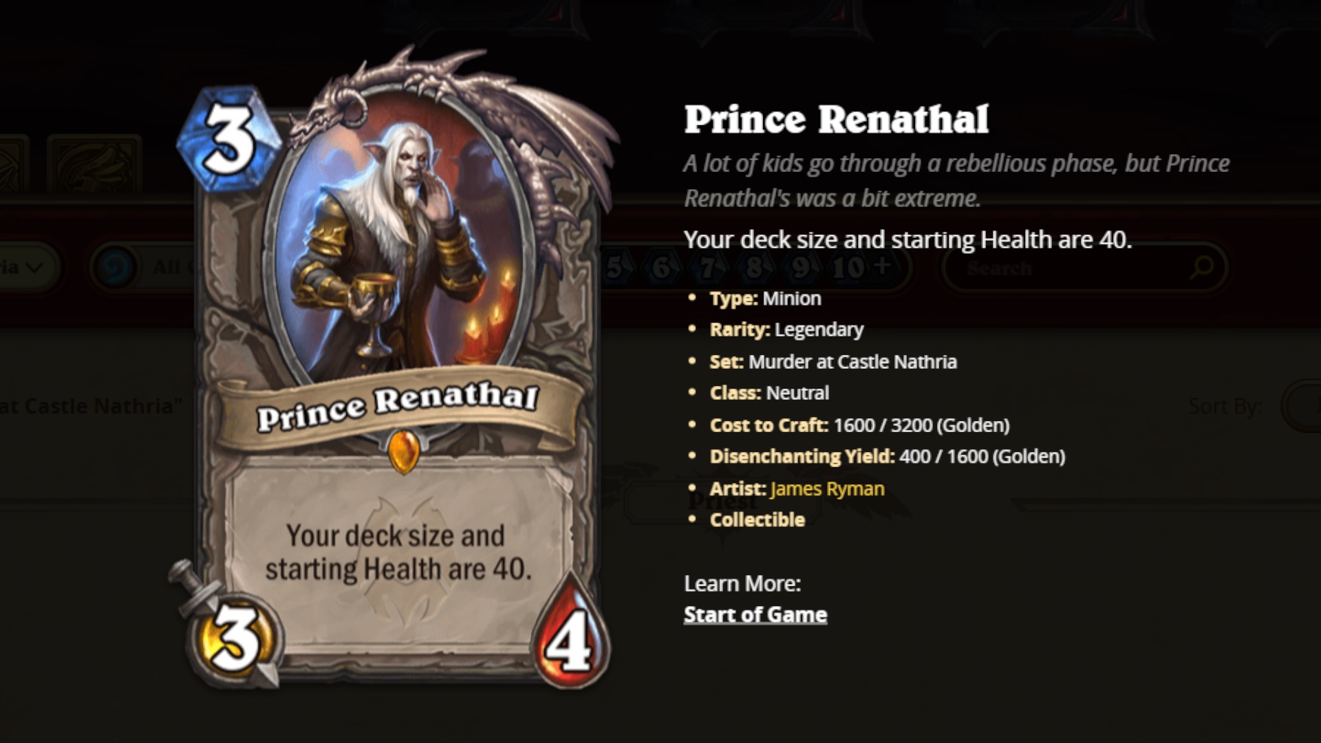 Prince Renathal information