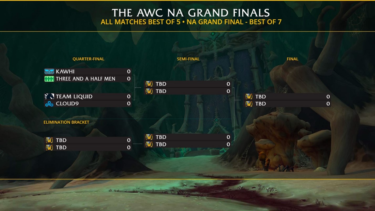 WoW AWC grand finals information for the North American region