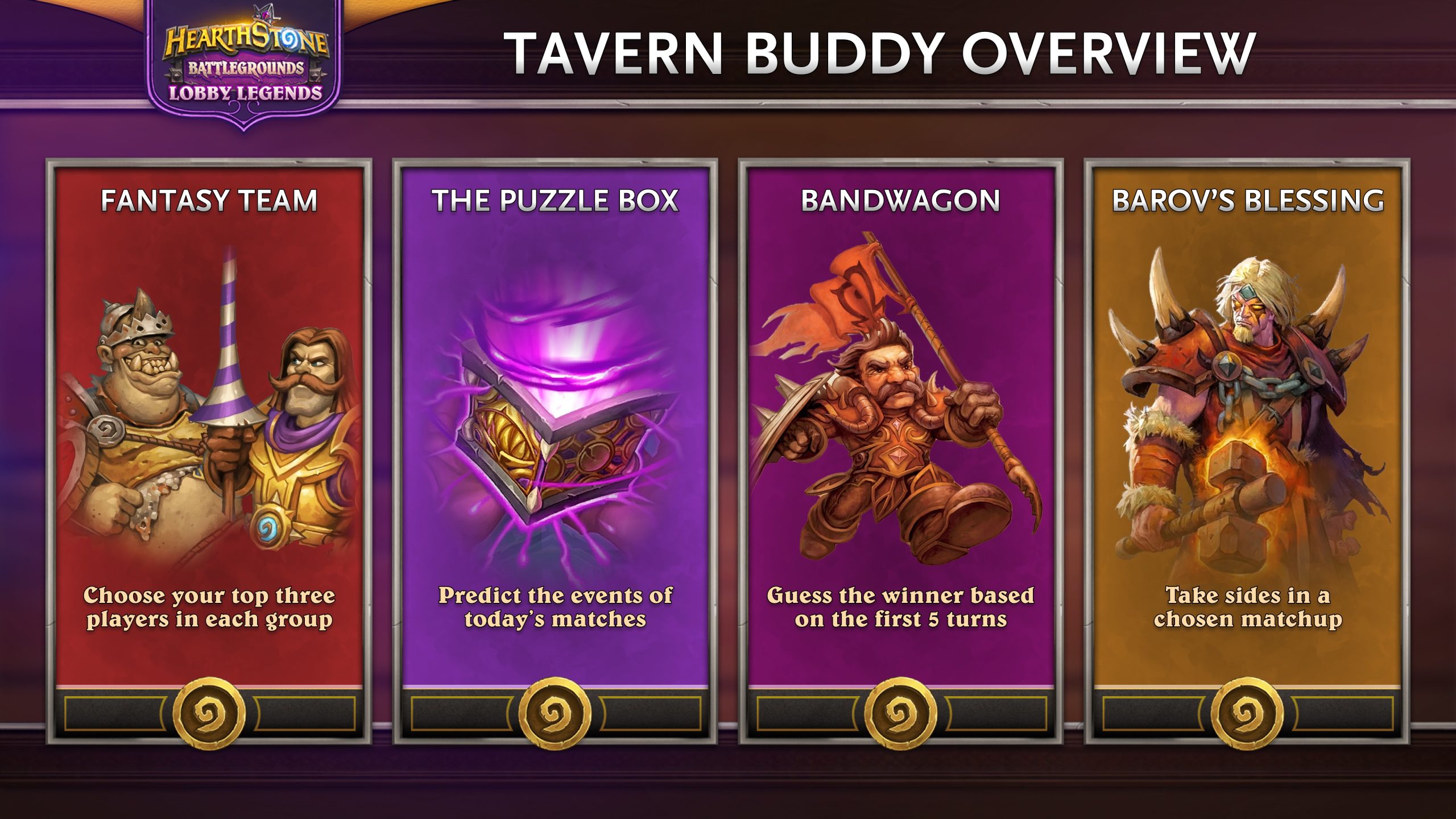 The Tavern Buddy will debut in Lobby Legends: Castle Nathria