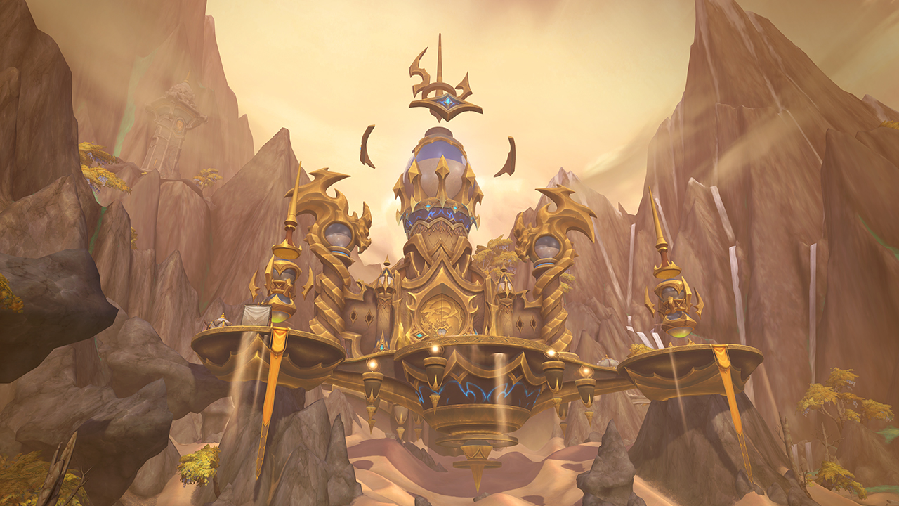 Screenshot of the Thaldraszus zone in World of Warcraft Dragonflight