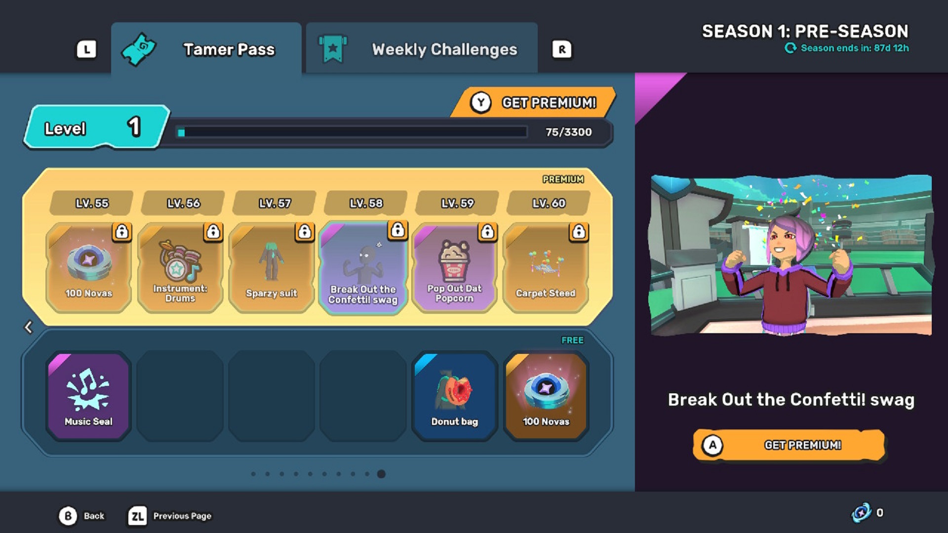 Temtem premium Tamer Pass